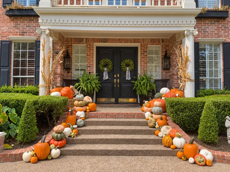 Grand Harvest pumpkin display example